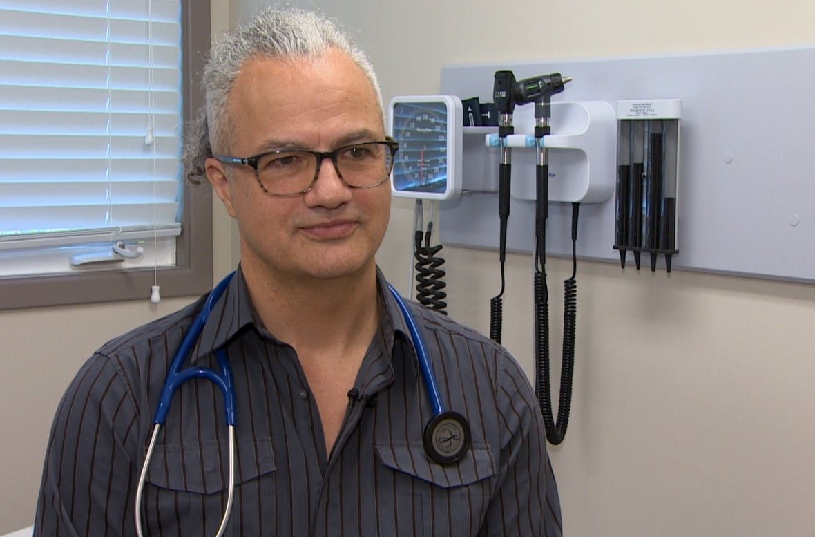 dr-steve-major-1 Man with grey hair and stethoscope around his neck.