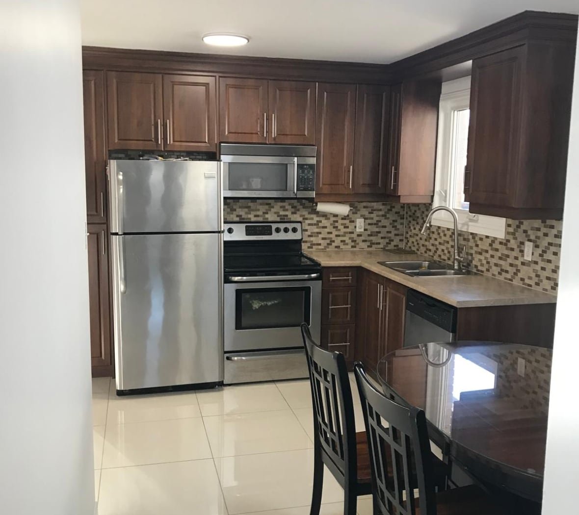 a clean kitchen